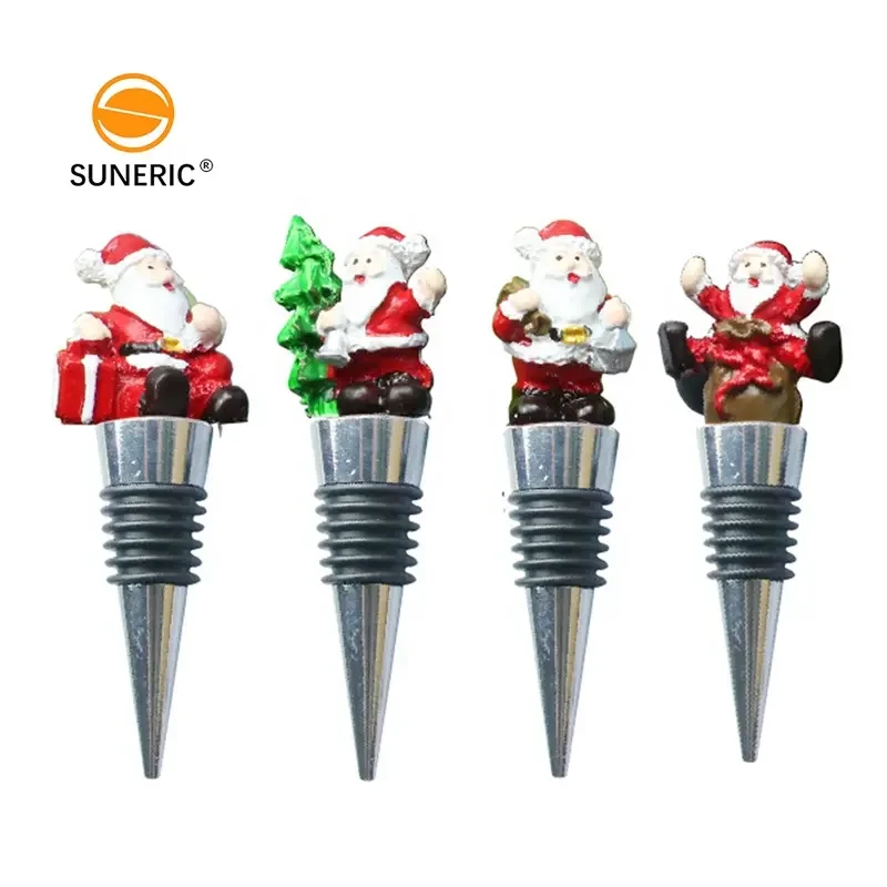 Zinc Alloy Metal Pineapple Wine Plugs Creative Party Beer Champagne Red Wine Christmas Wine Bottle Stopper