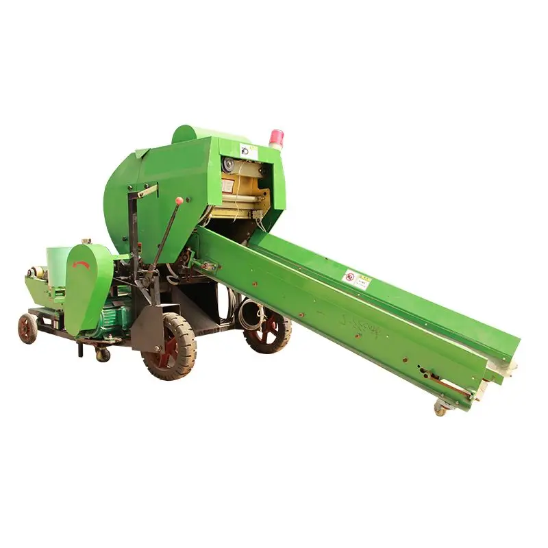 round silage bale baler baling wrapper wrapping machine for sale