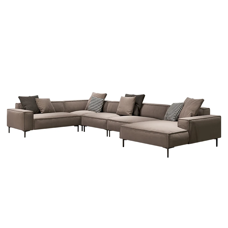 Furnistyle New Design Italiian 7 Seater Sofa Set Designs Villa Modern Couch Living Room Sofa Home Furniture