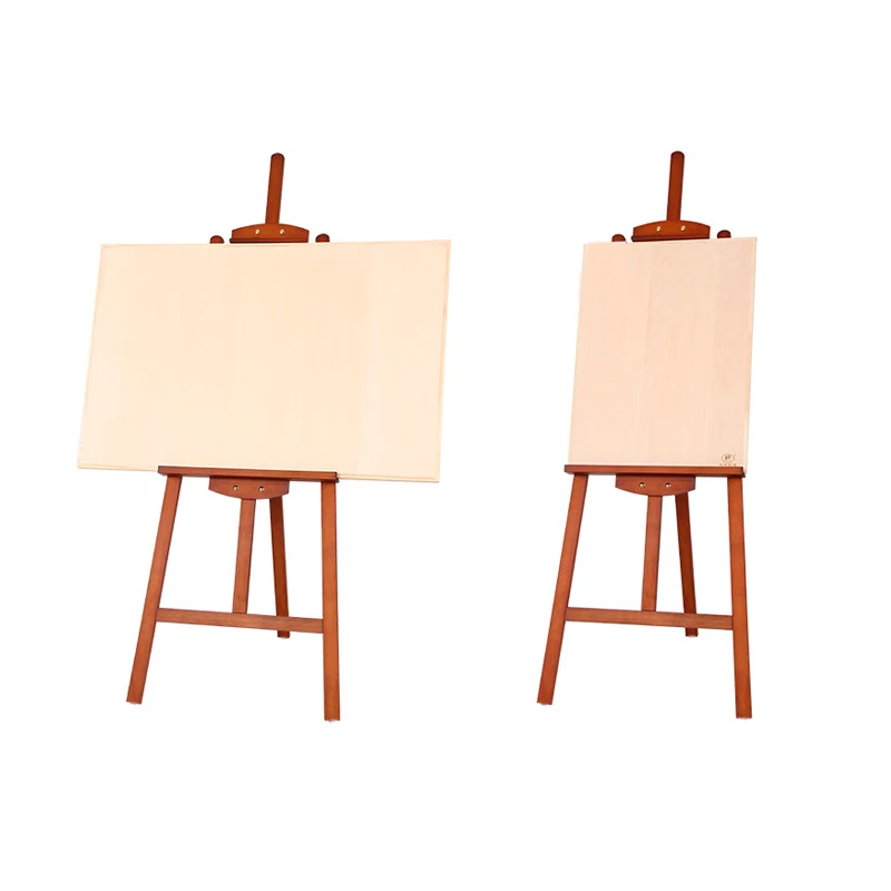 Factory wholesale Mini Canvas And Natural Wood Easel Set Multi size mini wood easel with canvas sets for kids painting