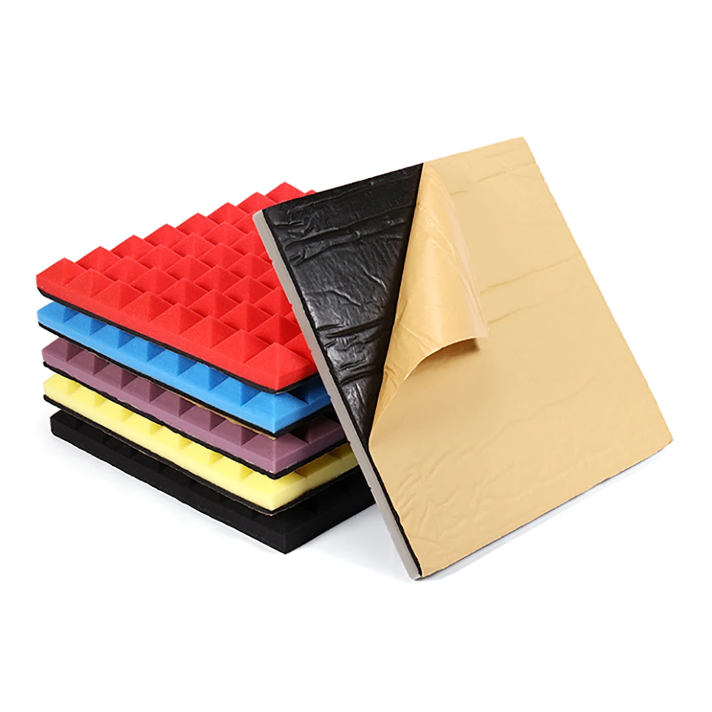 Горячая продажа пирамида пена звукоизоляция стеновые панели акустические панели 12 Упаковка