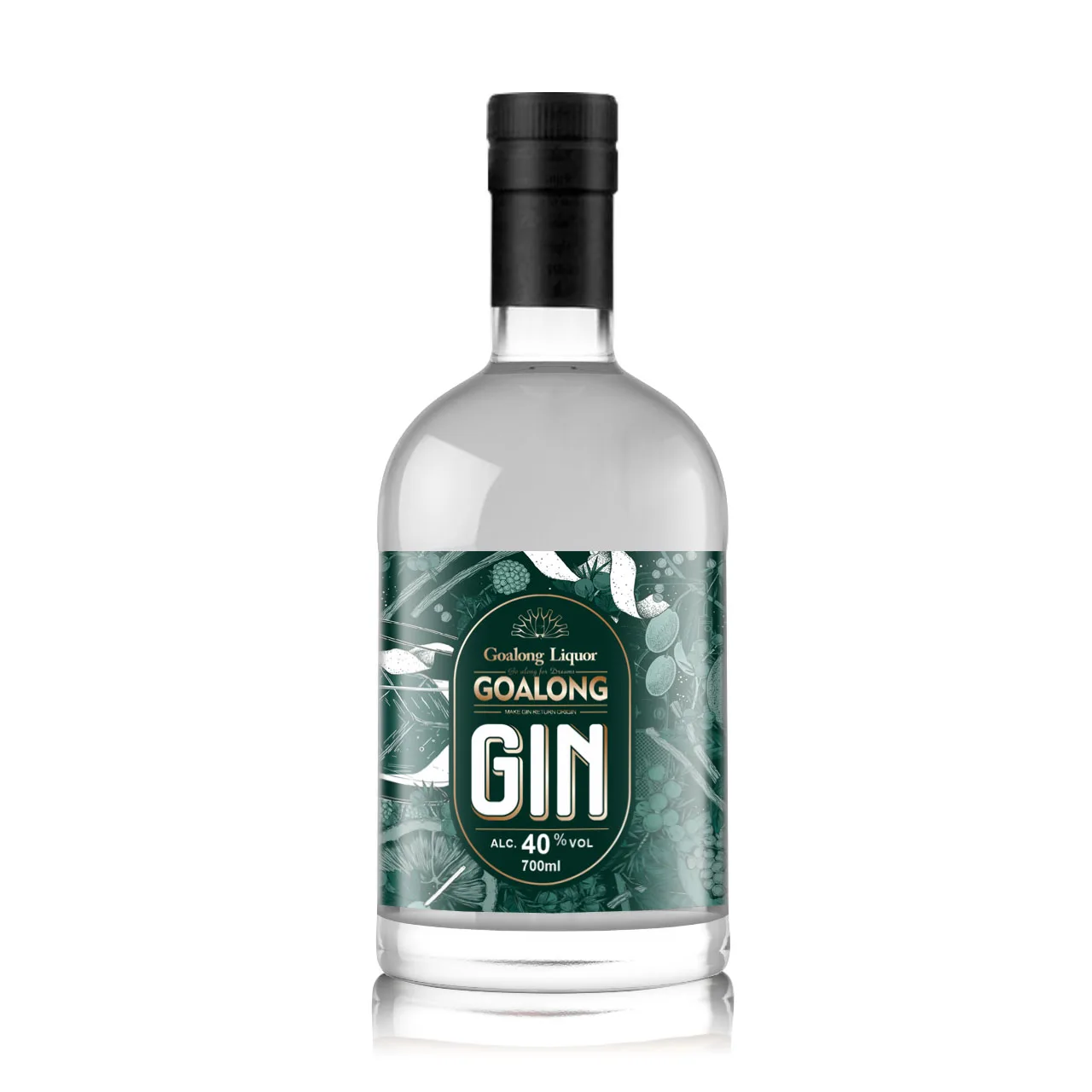 Hot selling High quality premium juniper 700ml private label gin alcohol beverage