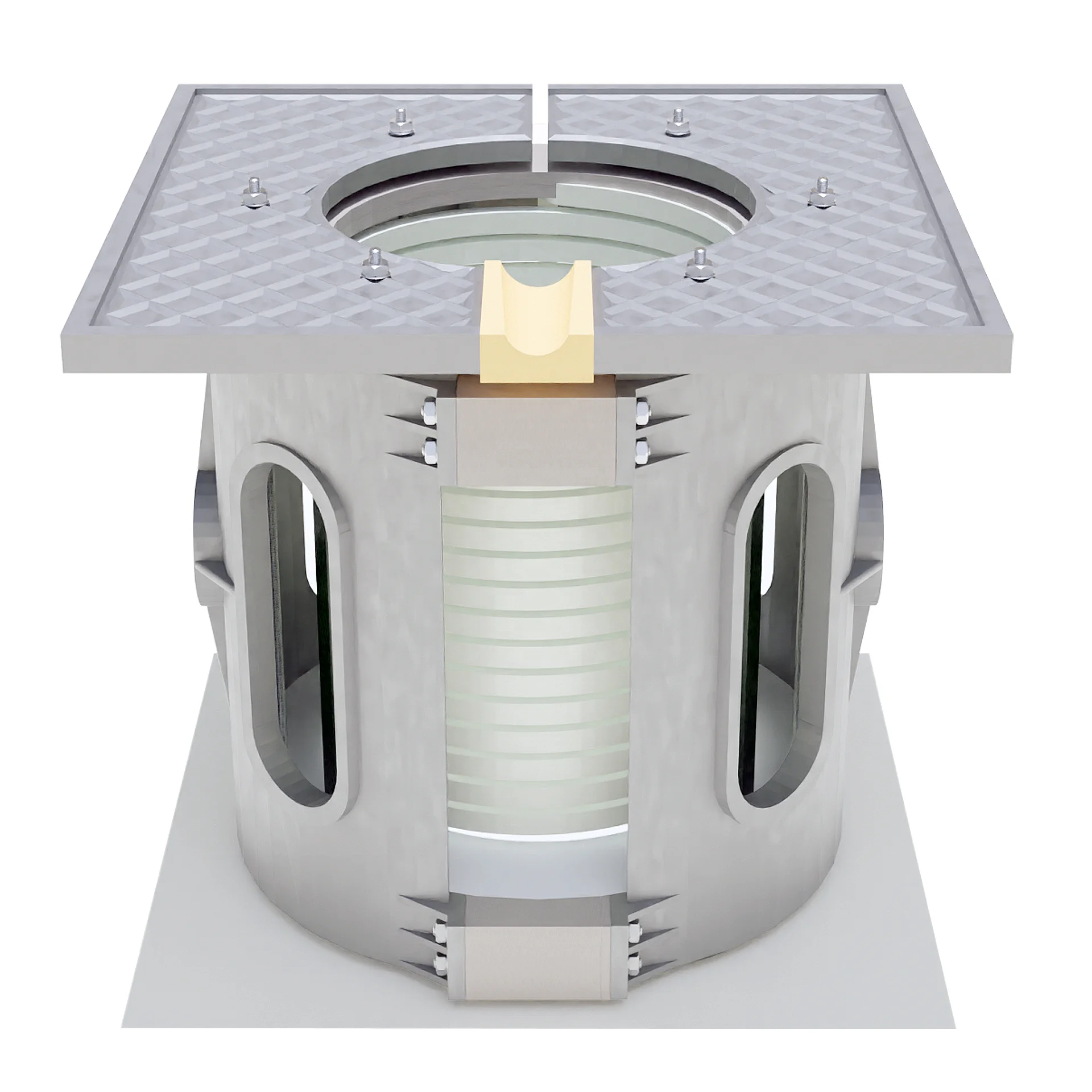 5 tons aluminum smelting furnace factory price iron melting furnace steelmaking machine metal casting furnace induction smelting