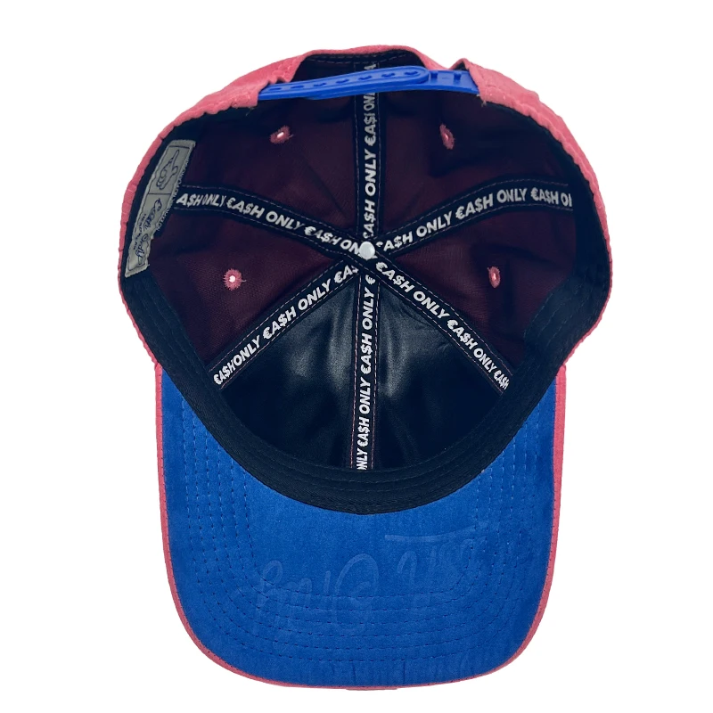 OEM High Quality Suede Baseball Cap Wholesale Gorras Custom Embroidery Logo Curved Brim Sport Baseball Cap