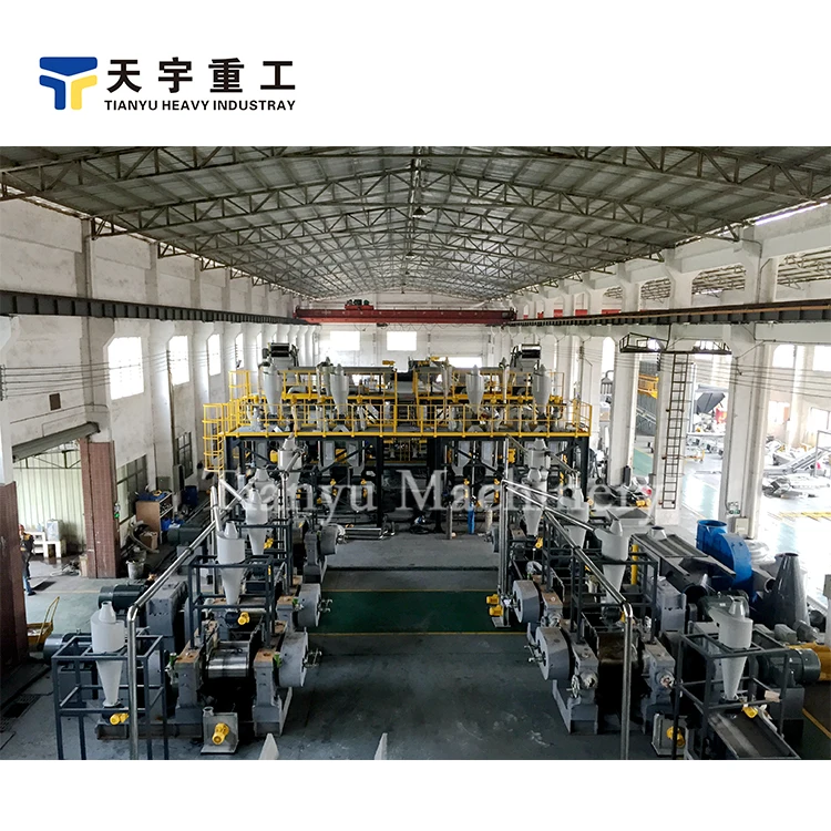 Automatic Used Motorcycle Truck Car Bike Tire Shredder Crusher Rubber Crumb Making Machine Waste Tyre Recycle Production Line