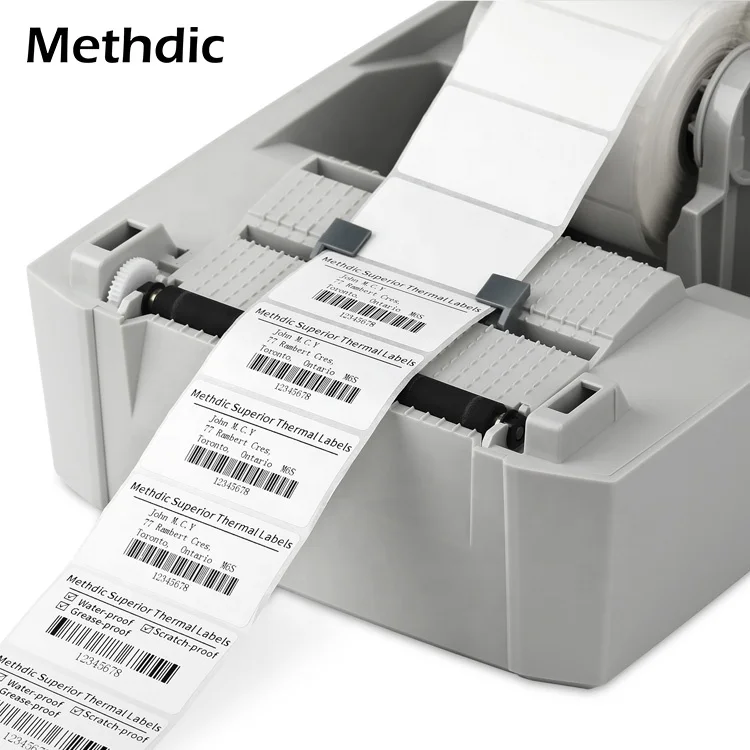 Best selling thermal label roll custom size self-adhesive label sticker waterproof shipping label