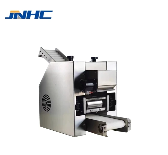 Small Round Square Gyoza Empanada Skin Making Dumpling Dough Wrapper Machine