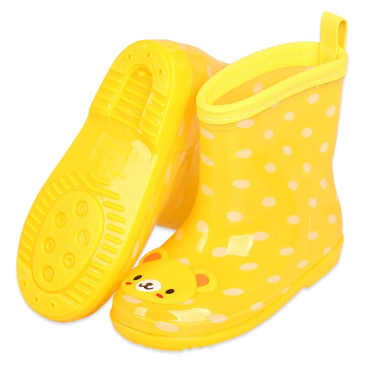 Rabbit Frog cat bear animal kids rain boots children pvc color boots waterproof kids cute cheap rain boots for boys and girls