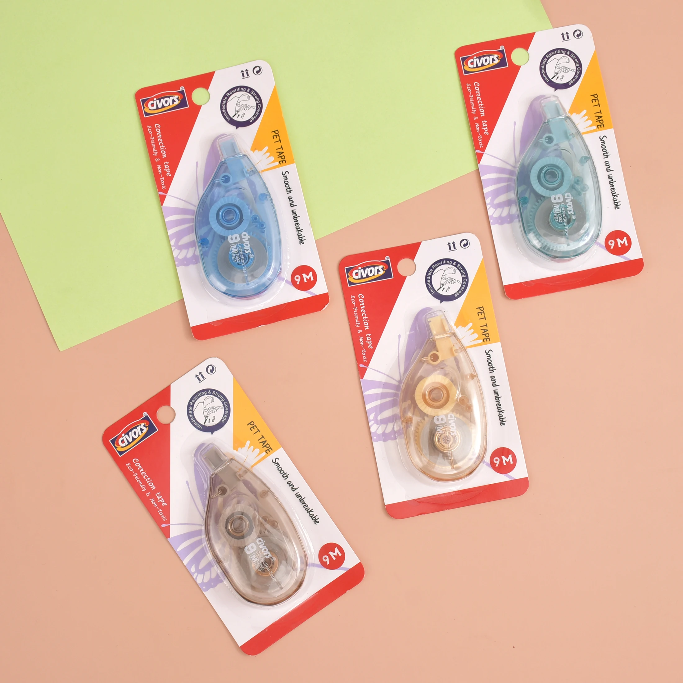 Hot selling low-priced student correction tape, customizable school office stationery, transparent student correction tape