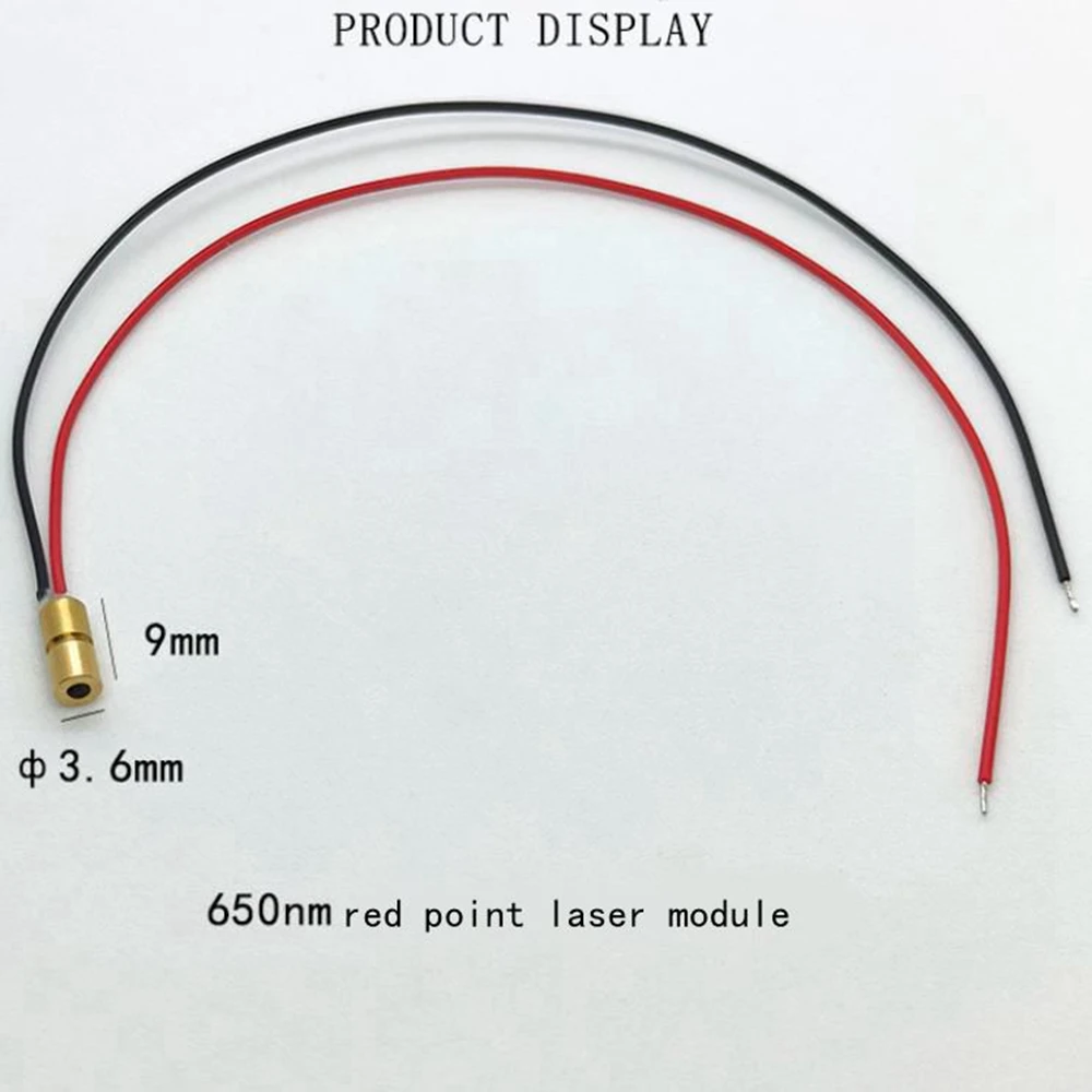 3.6*9mm 650nm0.5mw Laser Module Ultra-small Size Light Calibrated
