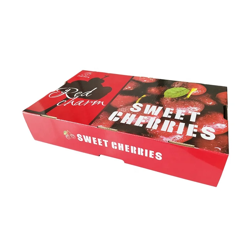 Large Berry Baskets Cherry Strong Corrugated Paper Gift Box fruit Containers vegetable box Market Grocery Farmer Supplies boxes