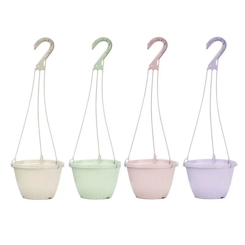 Indoor garden balcony artificial plant wall Bracketplant Chlorophytum flower Orchids Plastic planting pots for plants