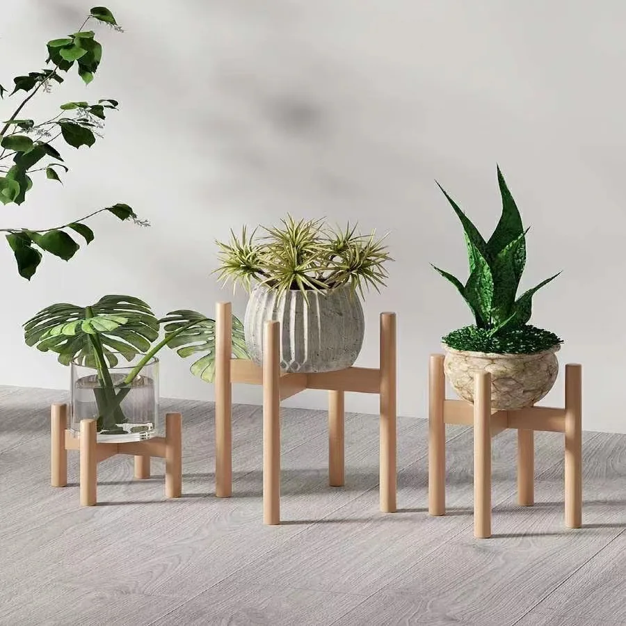 Factory Hot sale Flower Plant Stand Indoor Outdoor Adjustable Display Potted Planter Rack Plant Stand