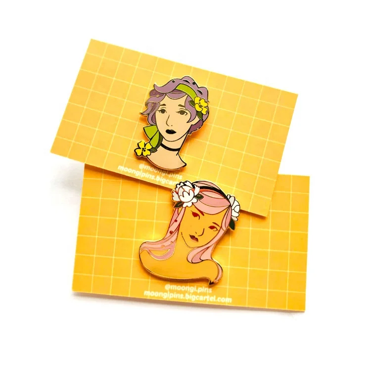 enamel pins manufacturer custom gold metal soft hard cartoon lapel enamel pin