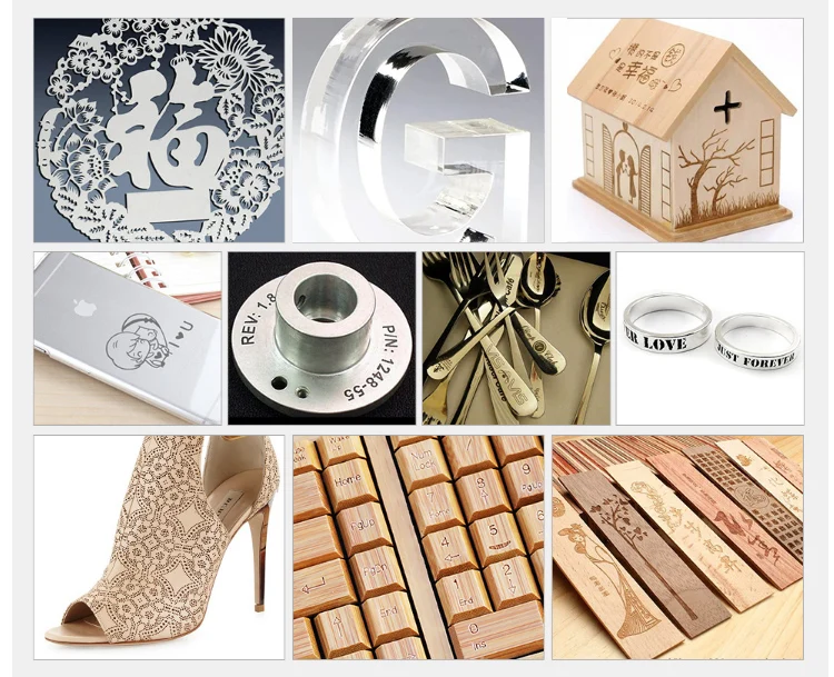 Factory Supply 1390 CO2 Laser Cutting and Engraving Machine Automatic with 80W Power for Metal Nonmetal Wood Crystal Rubber