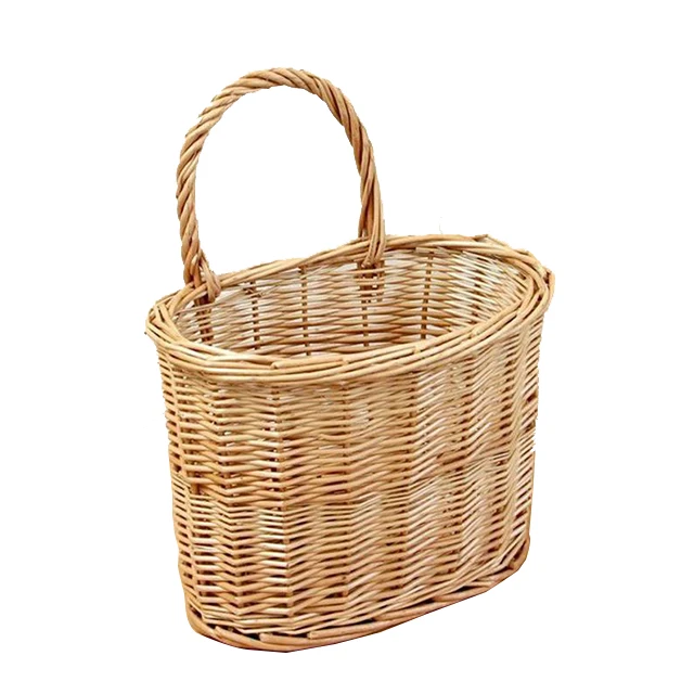 Renel Handmade Wicker Willow Rattan Wall Decor Hanging Baskets