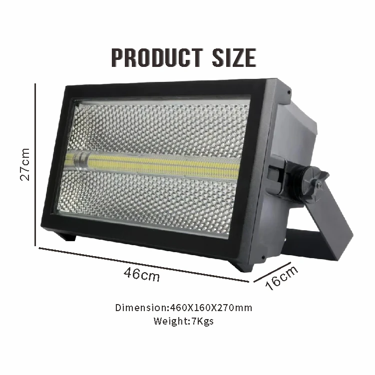 Stage Led Strobe Light 3000w RGB Cold White 3000 LED Strobe Light