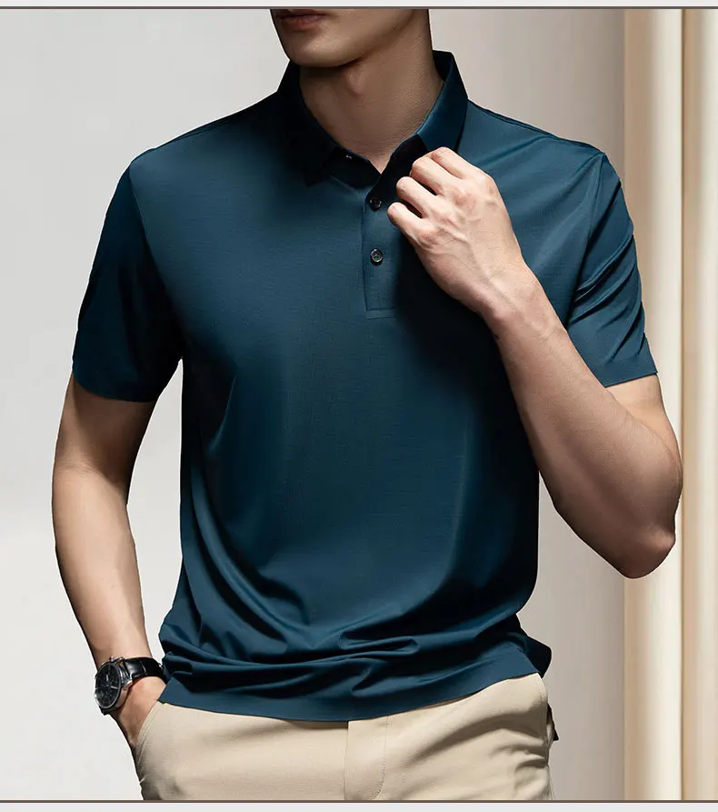 Spot nylon high elasticity jacquard ice silk bamboo nodes 160g casual clothing shirt quick drying T-shirt knitted fabric