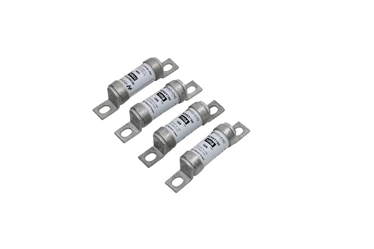 Высоковольтные Автомобильные предохранители постоянного тока Британский Стандартный круглый предохранитель для электромобиля 500VDC 10-400A 50KA RoHS соответствие требованиям