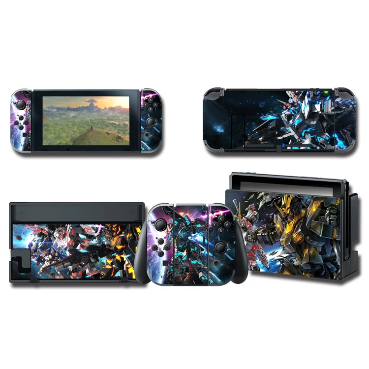 Высококачественная профессиональная наклейка Gundam Unicorn OO Zaku для Nintendo Switch