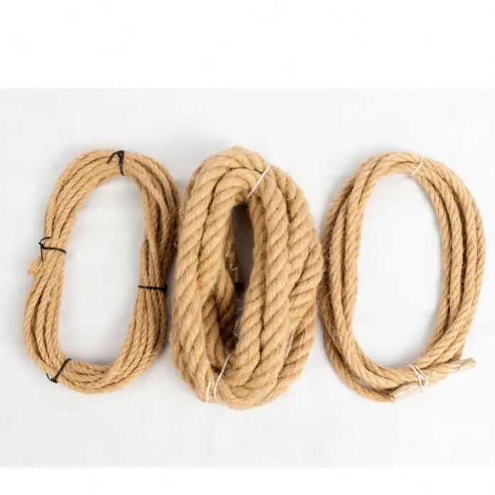 Wholesale Bulk 100% Natural Jute 1mm-60mm DIY Decoration Cord Twine Sisal Manila Recyclable Packaging Jute Hemp Rope