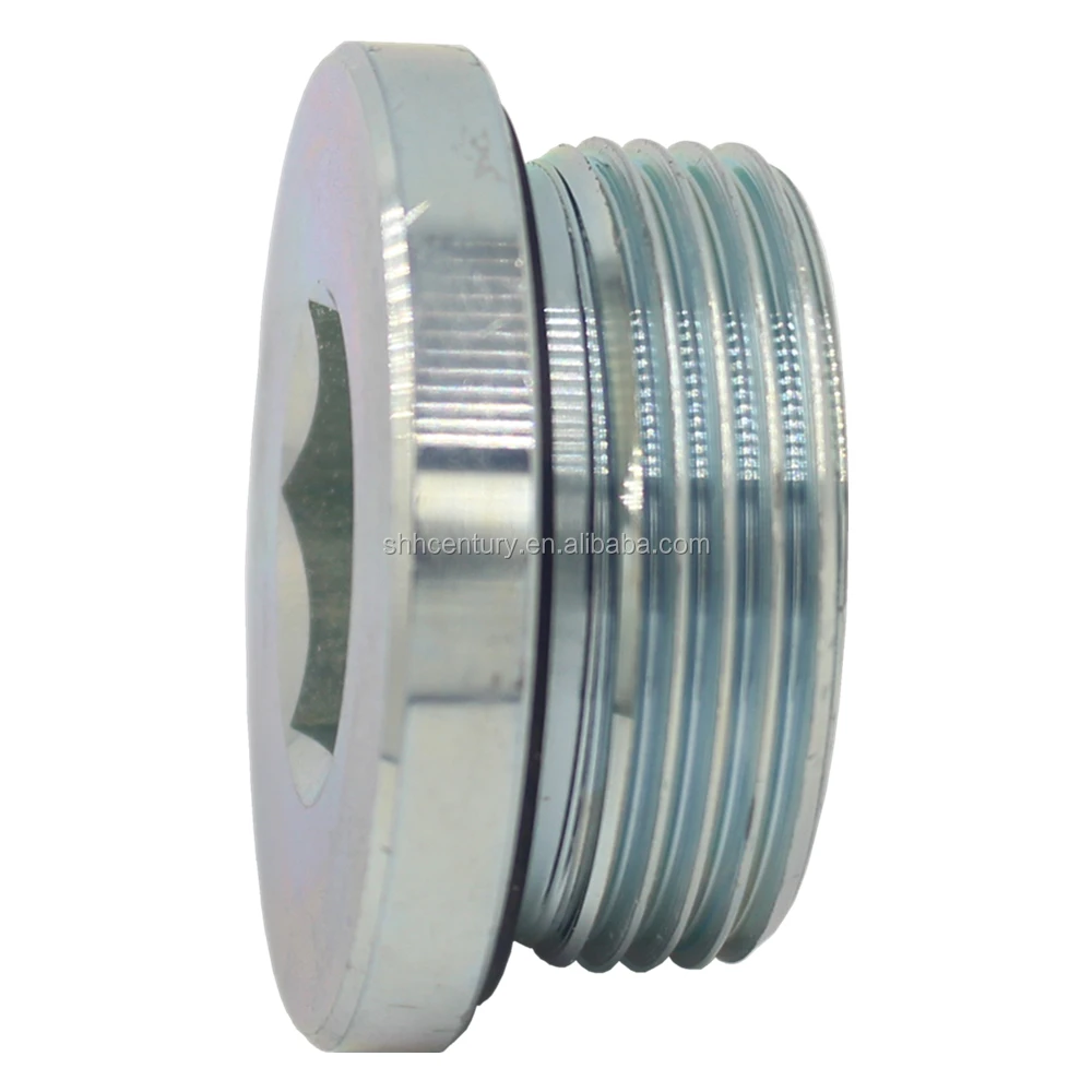 Parker Vsti 1/2 Edcf - Pack Of 12 - Hollow Hex Plug, End Size:G 1/2 Vsti 1/2 Edcf - Pack Of 12 -