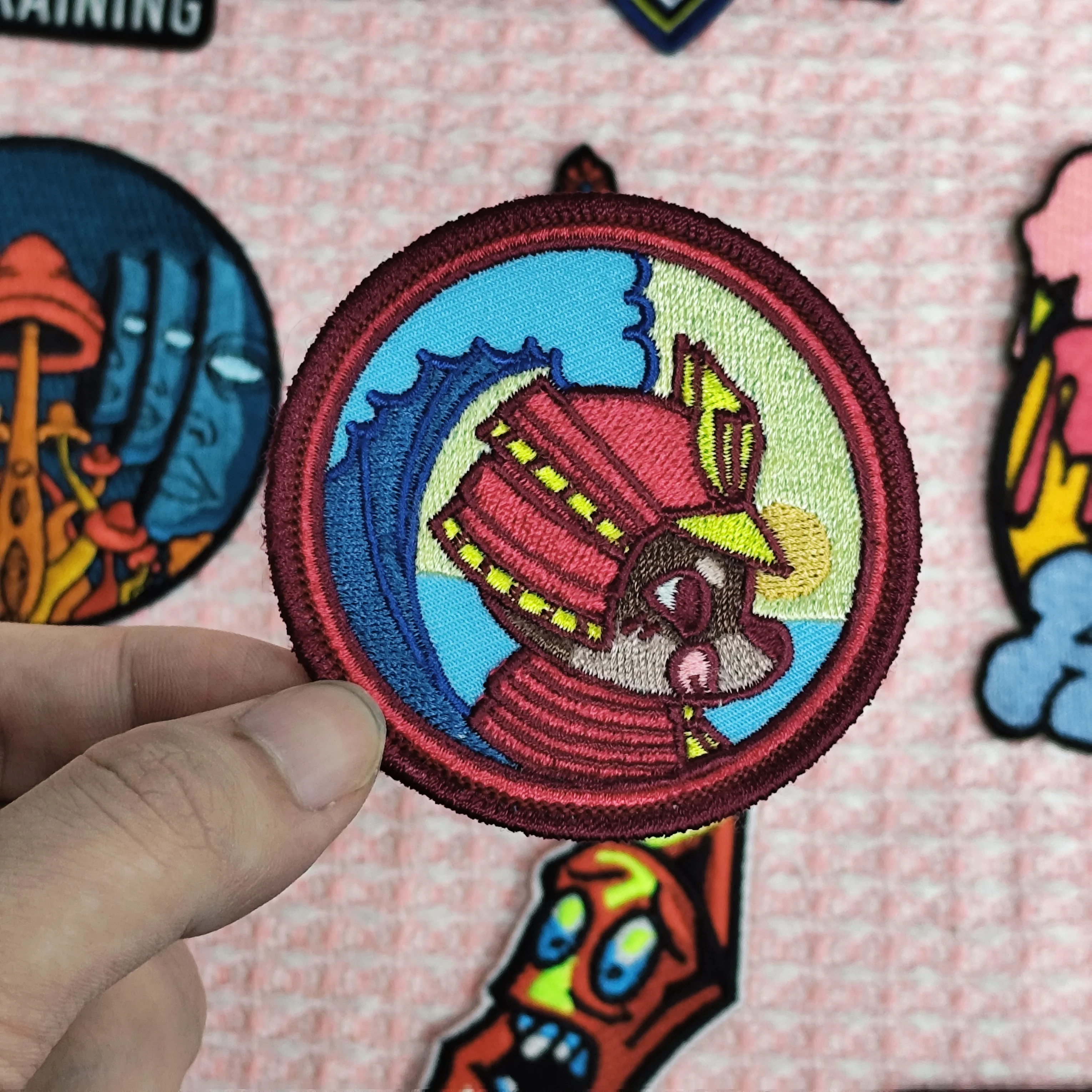 Customize Your Own Design Embroidered Patch Embroidery Badge Sew On Iron On Custom Embroidery Patch For Apparel Cap