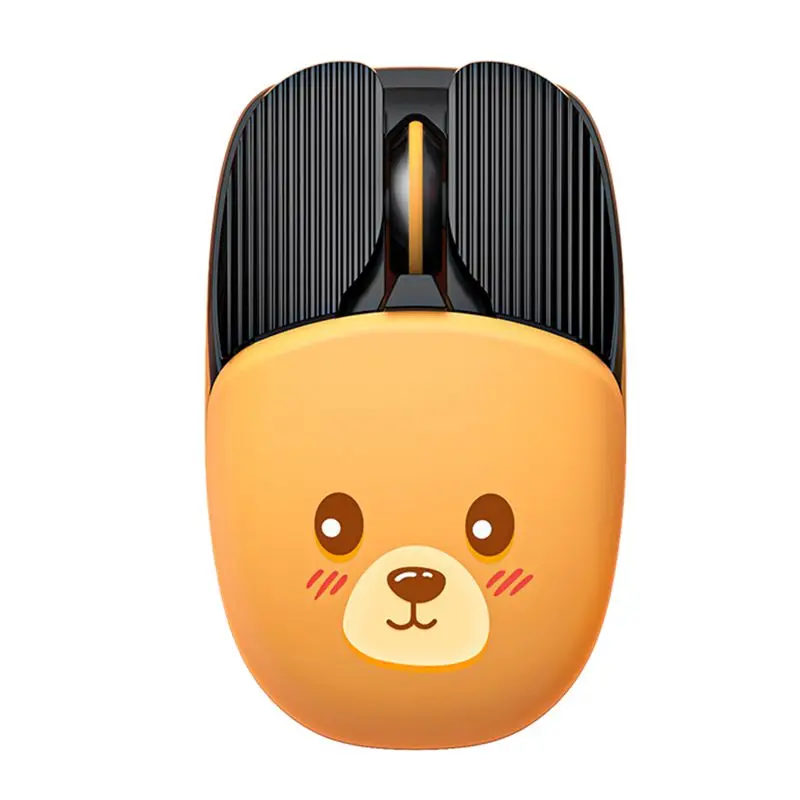 2022 New A10 Anime Cartoon Silent Dual Mode 2.4g Optical Mini BT Wireless Mouse Adjustable DPI Ergonomic Mice