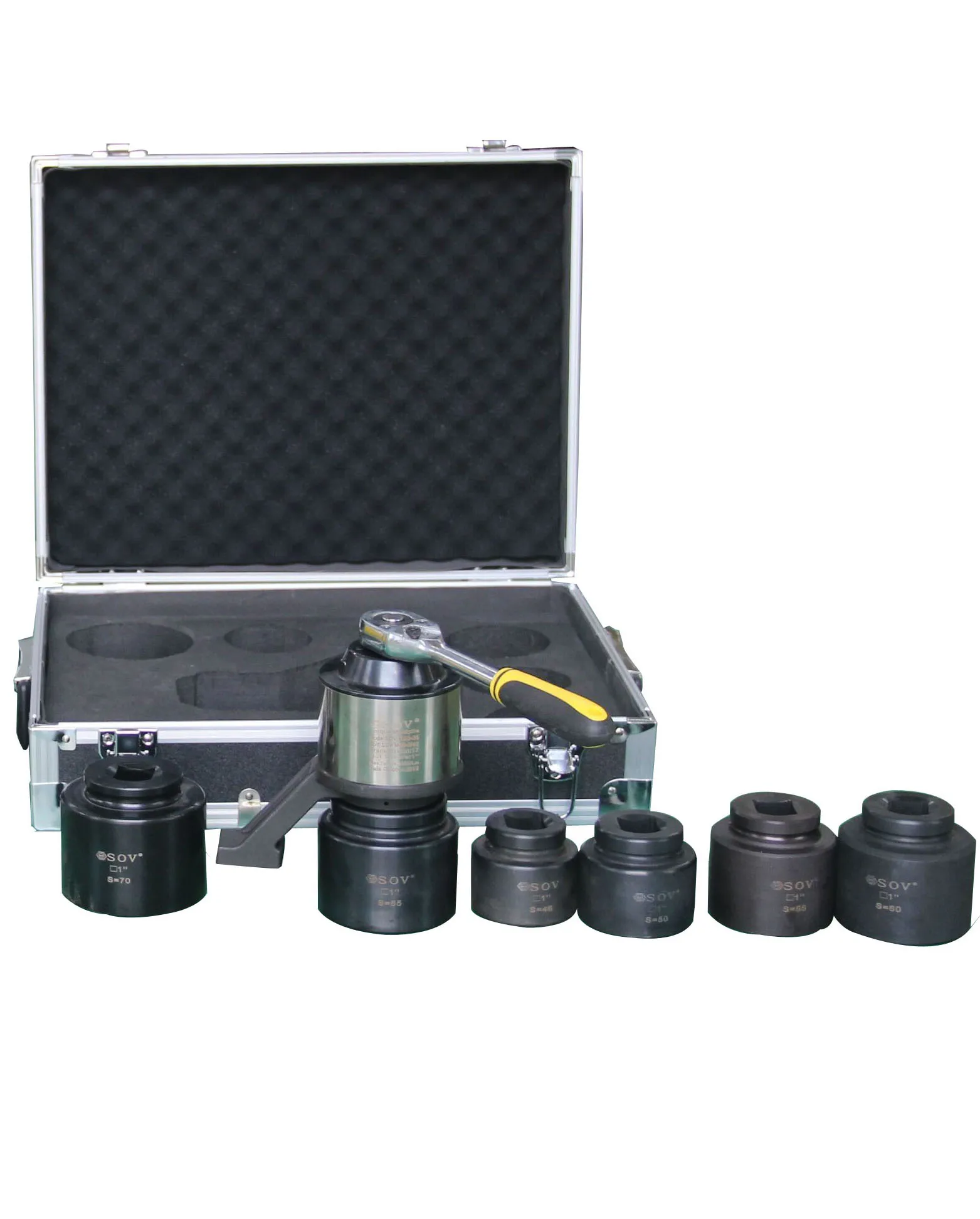 Max. Torque 1000Nm Torque Multiplier with sockets for hand operation without power supply in small space