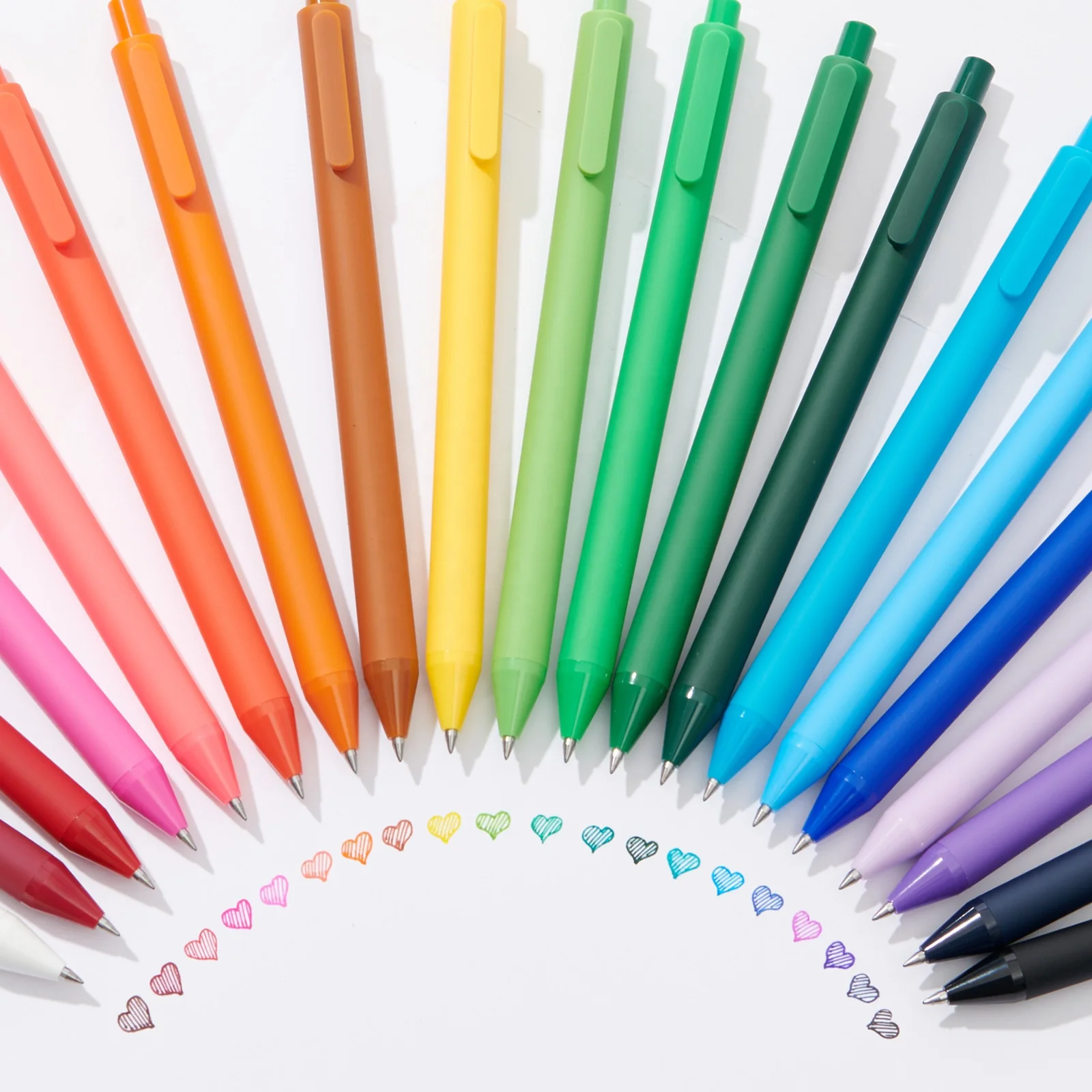 KACO PURE Ballpoint Pens Original Design Retractable 1.0/1.2/1.4mm Point Ball Pens Promotional Cute Stationery School Office Sup