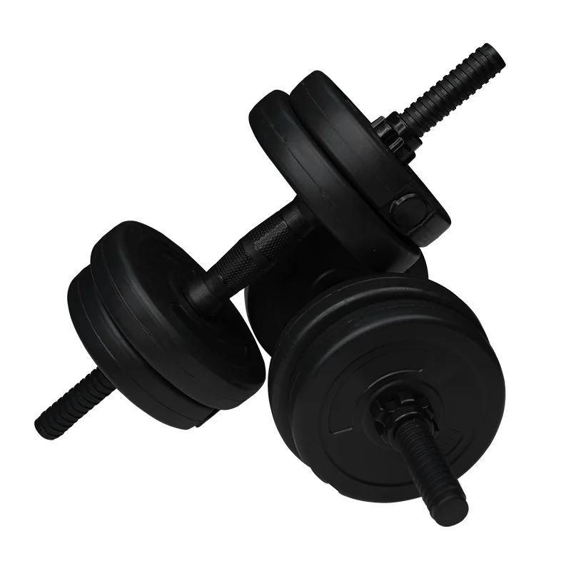 Wholesale Custom Logo 10-40KG Adjustable Dumbbell Set Unisex Fitness Equipment with Plastic Cement Dumbbell
