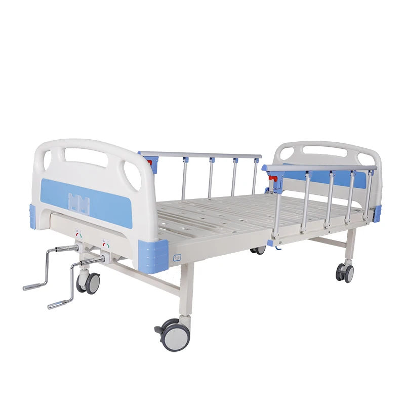 Two-function manual medical equipment  hospital bed  with 2 cranks