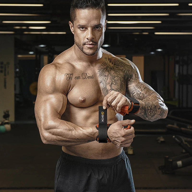 Customized Anti-Slip Cowhide Palm Protector Cover Gym Fitness Exercise Wrist Wraps Leather Weight Lifting Grip