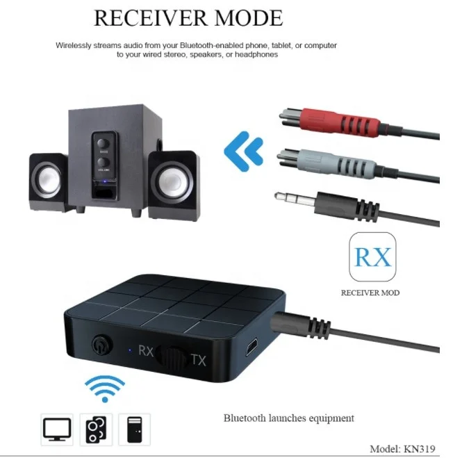  AUX RCA 3 5 мм разъем USB музыкальные стерео Беспроводные адаптеры для автомобиля ТВ ПК