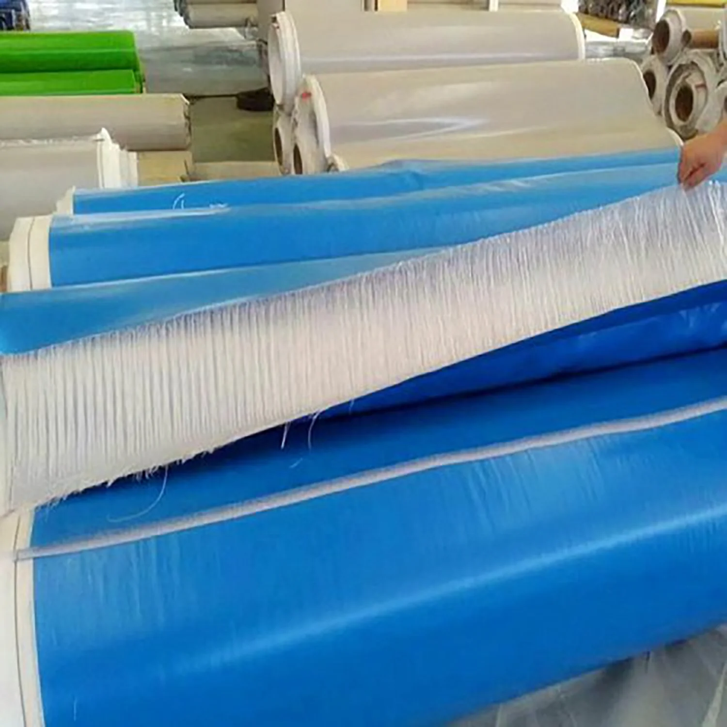 8cm Drop Stitch Pvc Fabric Environmentally Friendly Reinforced Drop Stitch Fabric Material For Inflatable Boats