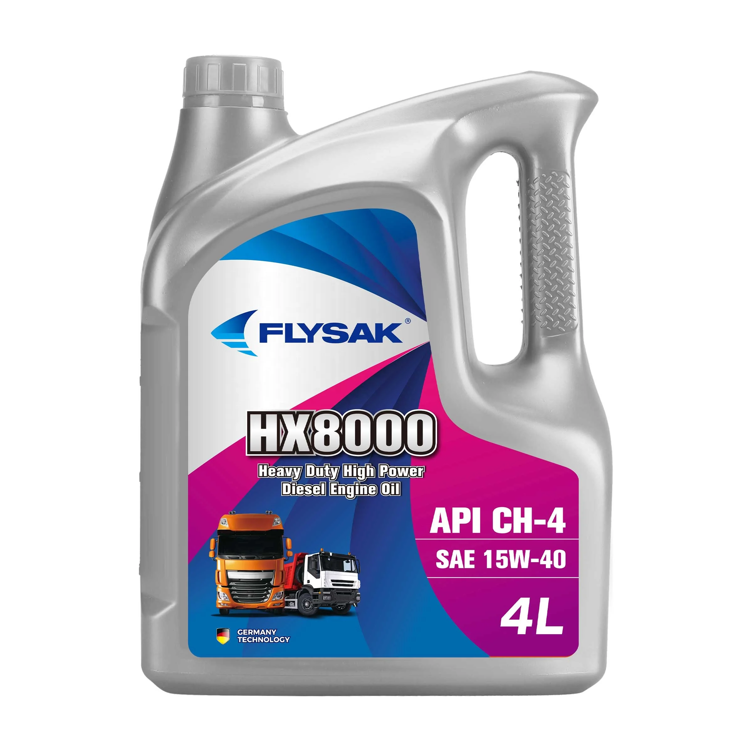 FLYSAK HX8000 heavy duty diesel engine oil API CH-4 SAE 15W40 4L
