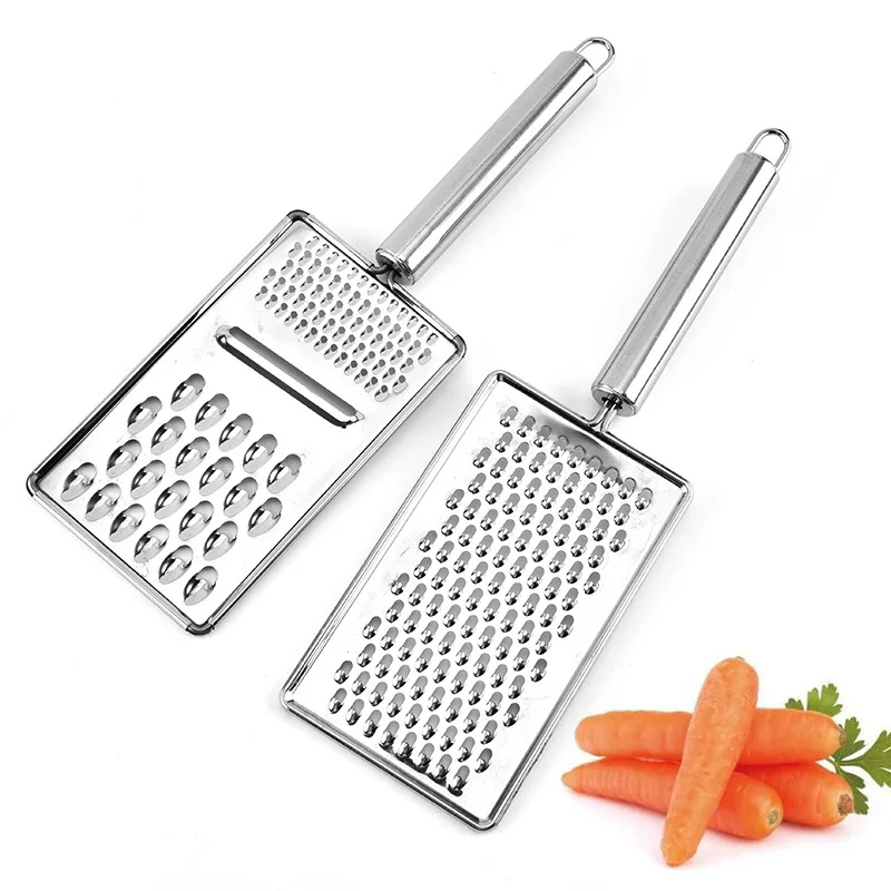 Stainless Steel Hand Graters for Cheese Nutmeg Potato Ginger and Garlic for Kitchen - Multi-purpose