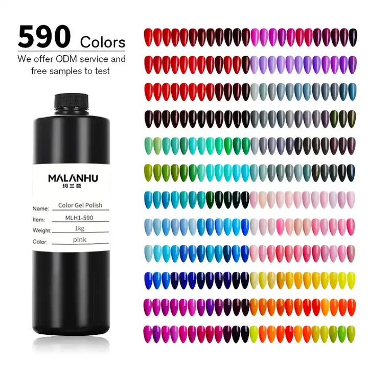 uv gel nail polish customized logo 2880 colors1kg/5kg/25kg gel polish color display enamel gel polish nails polish colour uv gel
