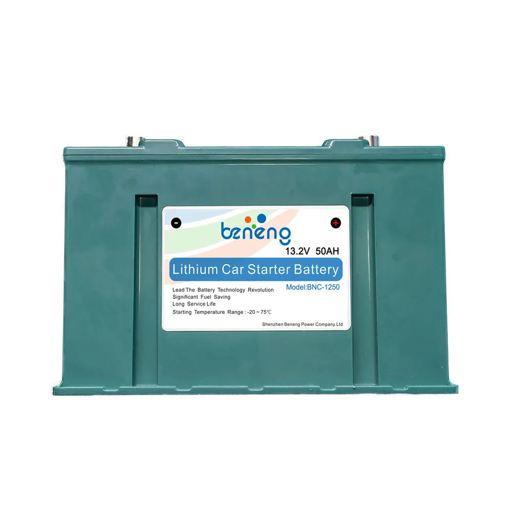 13.2V50Ah car starter lithium battery lead-acid replacement Maintenance Free Lifepo4 deep cycle 12V