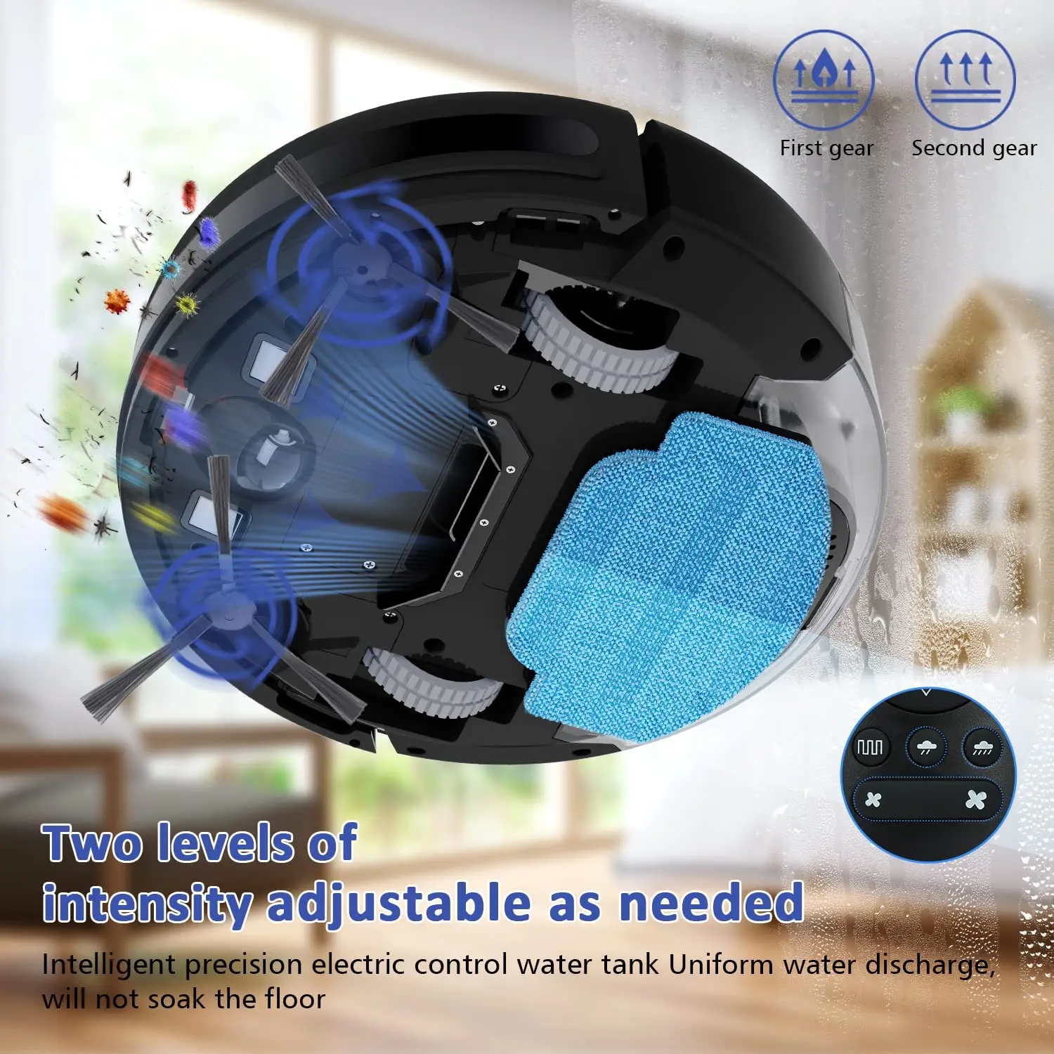 ONSON Market Automatic Charging Home Mop Robot Autorecharge Smart Vacuum Cleaner