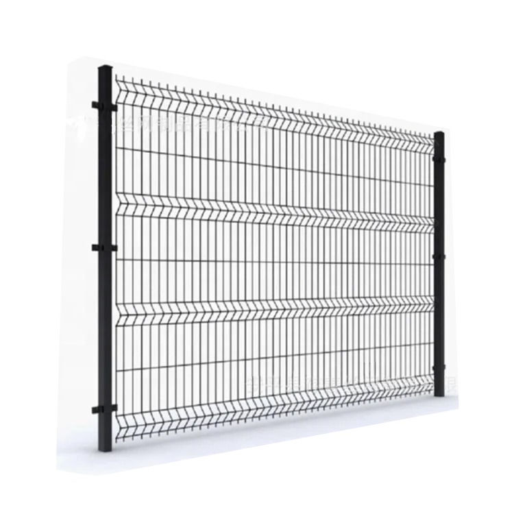 Home Outdoor Decorative Welded Wire Rigid Mesh Metal Curved Panel 3D Garden Fence