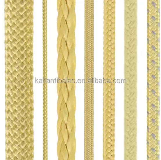 High Tension Strength Fireproof rope  Para Aramid Fiber