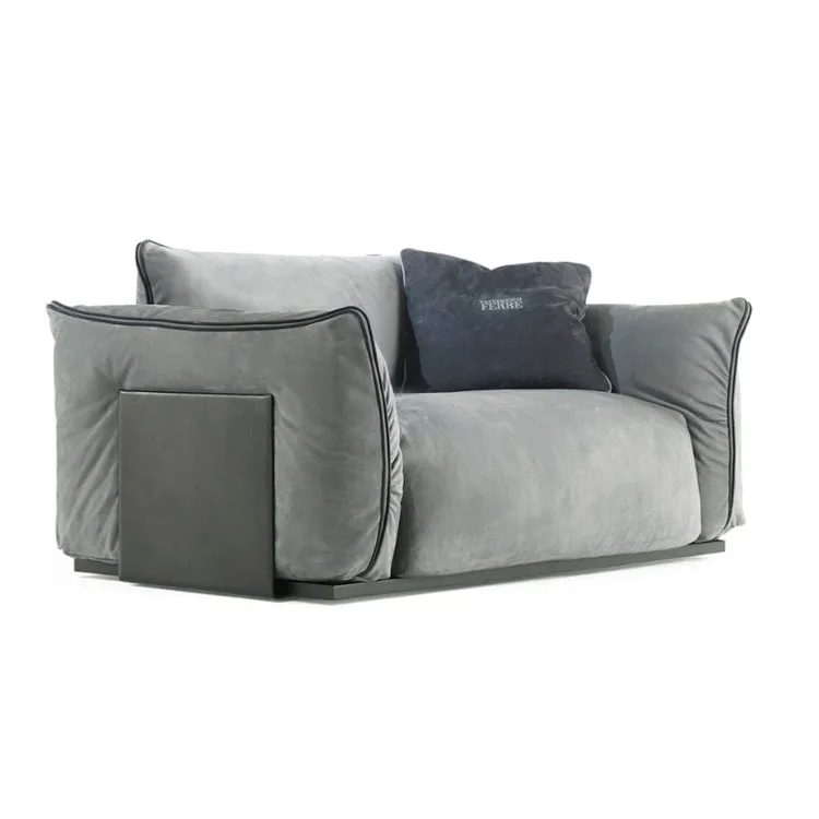 Modern nordic sofa set furniture luxury living room couches leather chesterfield sofa hotel leisure sofa