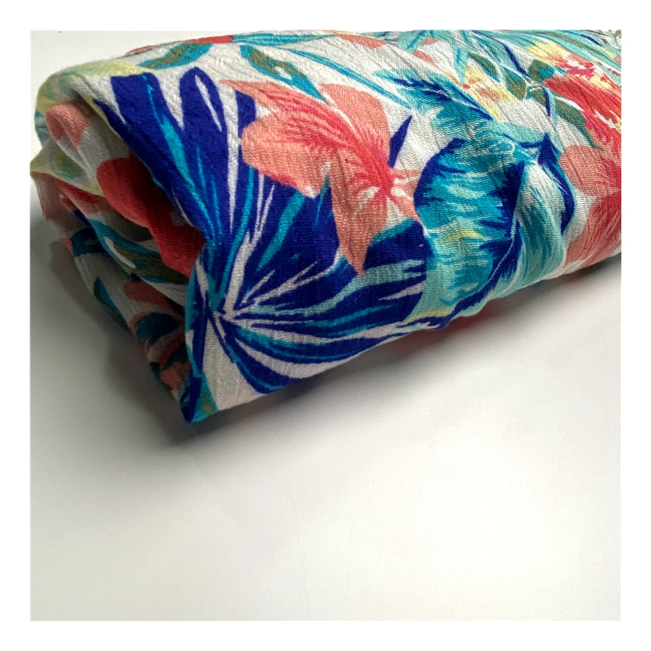 the popular 100% weaving 120D*30R crepe viscose plain floral rayon knit fabric in Thailand