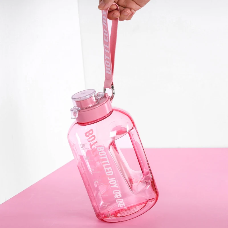 Factory Custom Fitness Time Maker Motivational BPA Free Sport Water Bottle for Camping Hiking Gym Yoga