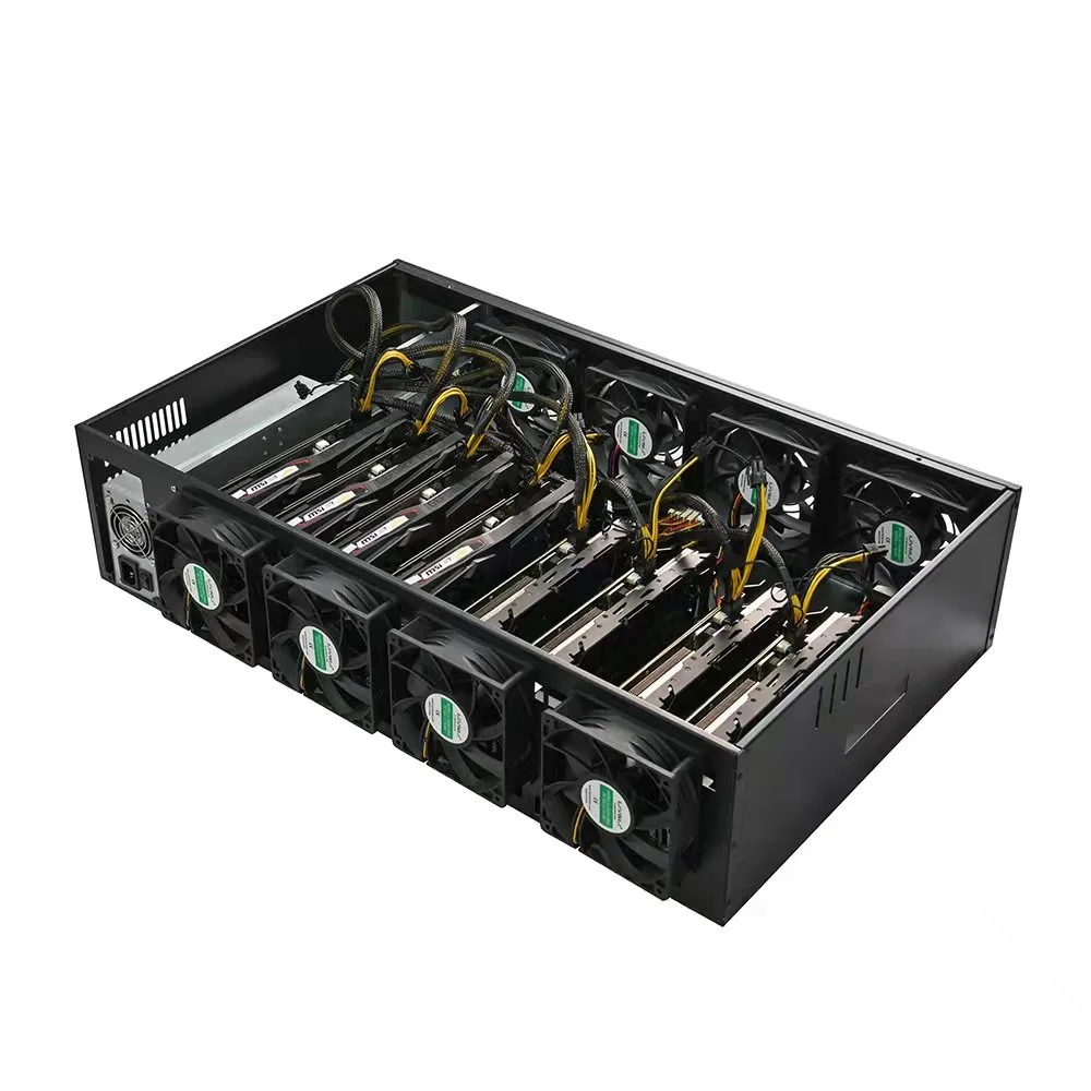 Корпус для графической платы B75 65 мм 8 GPU материнская плата B85 PC графические карты 2U 4U корпус сервера 4 + вентилятора