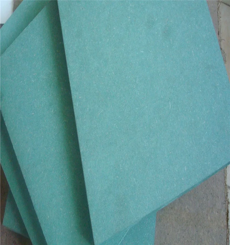 Waterproof Green Color MDF Board/HMR HDF Board