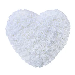Valentine Day Wedding Gift Artificial Rose Flower heart shape preserved rose flowers in gift box