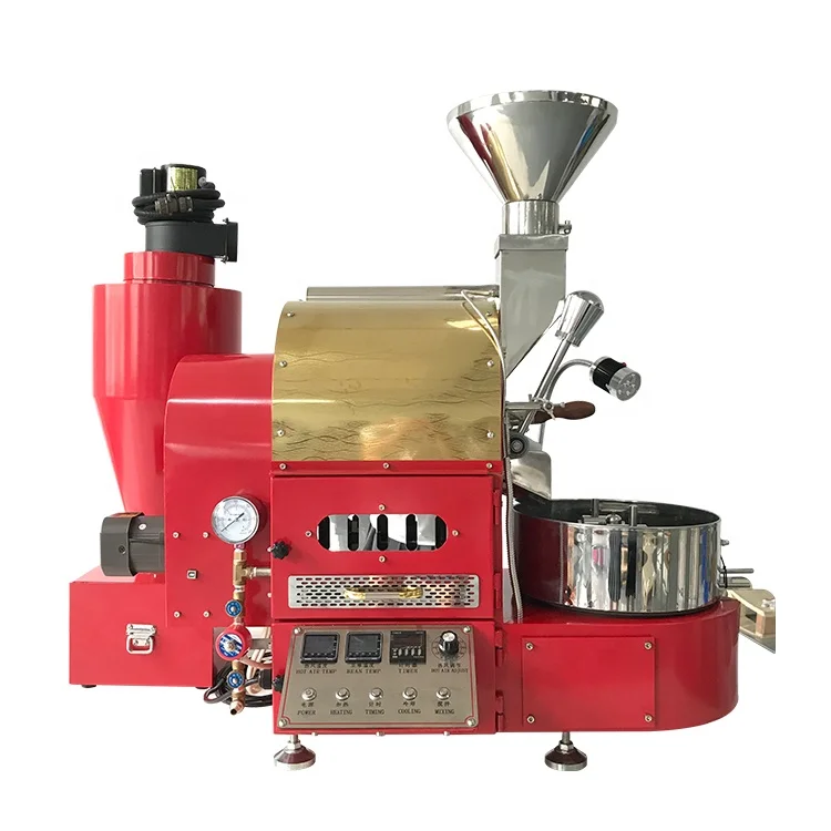 Coffee Bean Roaster 1kg Gas Coffee Roasting Machine Used at Home or Cafe
