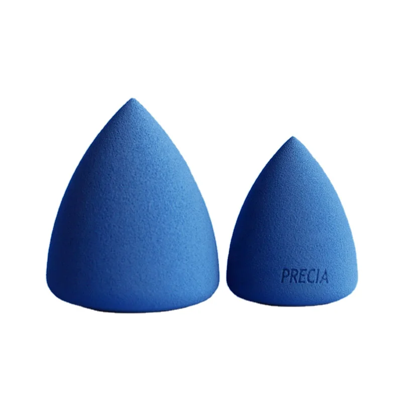 Pinkz OEM non-latex Foundation blue face makeup sponge  2021 makeup applicator free sample